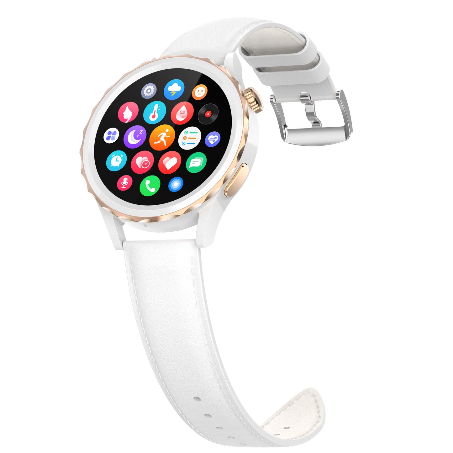 Women's Classic Smartwatch with Fitness Tracking and Heart Rate Monitoring