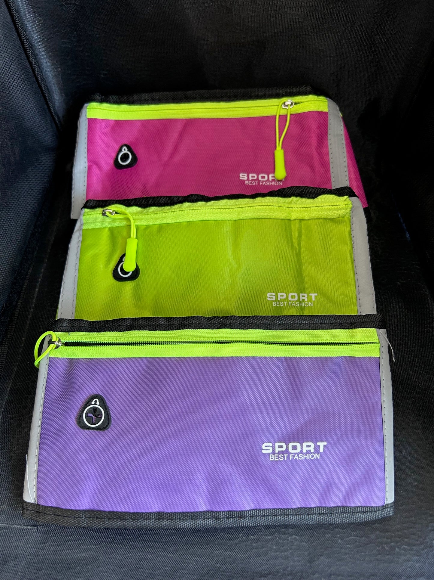 Waterproof Running Waist Belt with Pockets for Sports
