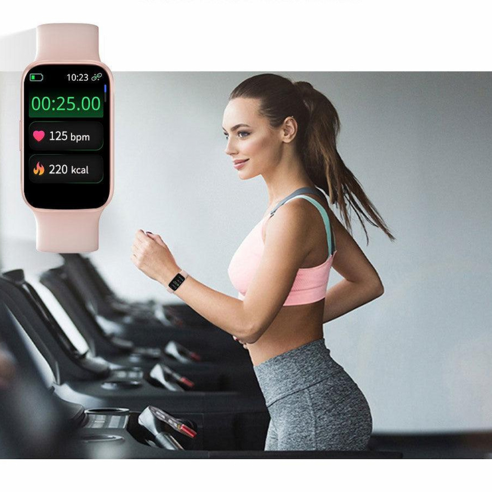 Tri Tek Pro Finesse Women's Fitness Tracker Smartwatch with Heart Rate and Step Counter