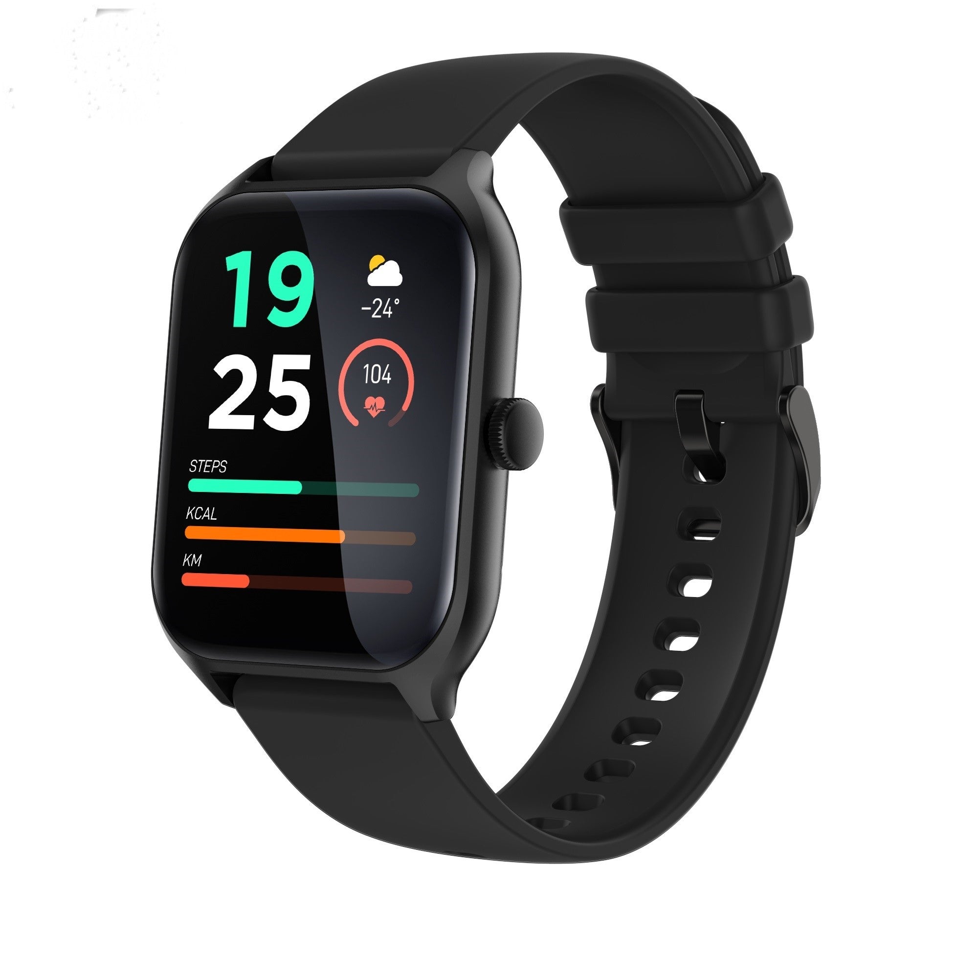 Tri-Tek Pro Pulse Smartwatch Step Counter with Heart Rate Monitoring and Sleep Tracking