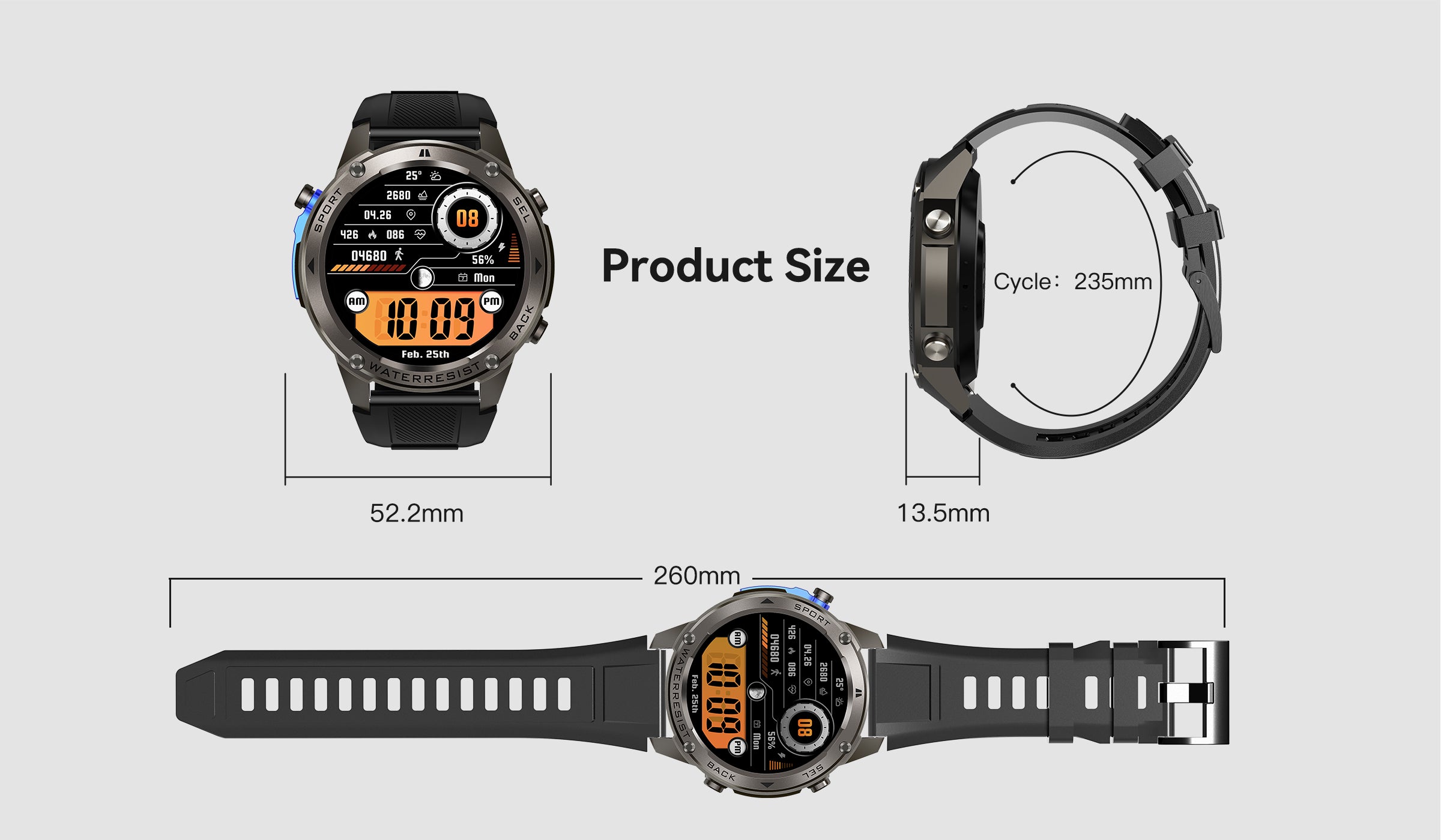 GPS-Smart-watch-size-chart
