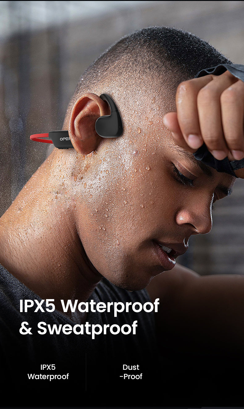 Tri-Tek Pro Duo Air Conduction Headphones for Running Cycling and Gym Workouts