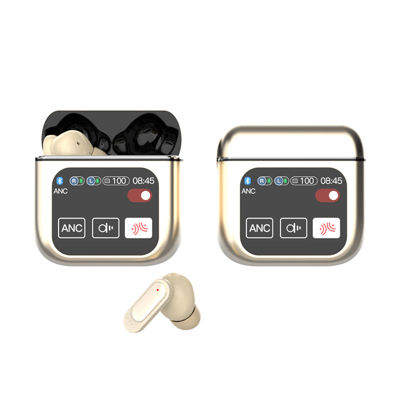 Tri-Tek Pro SE60 Noise Cancelling Earbuds with Touch Display Control