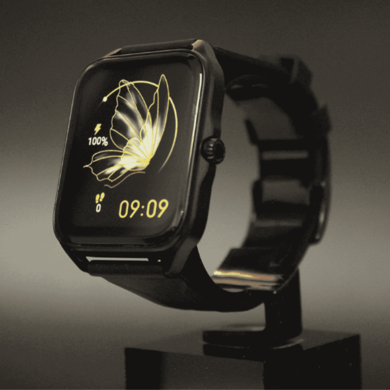 Sirius black smartwatch fitness tracker