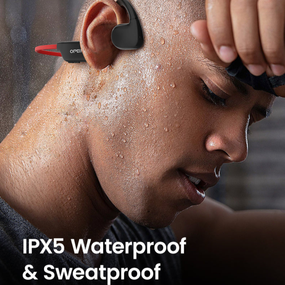 Waterproof air bone conduction heaphones