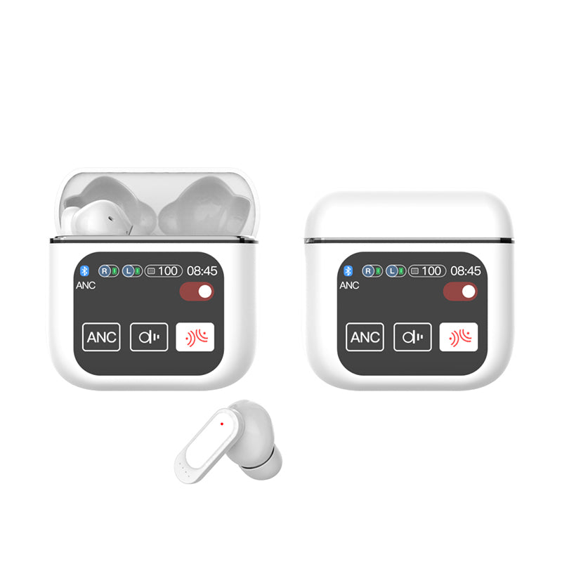 Tri-Tek Pro SE60 Noise Cancelling Earbuds with Touch Display Control