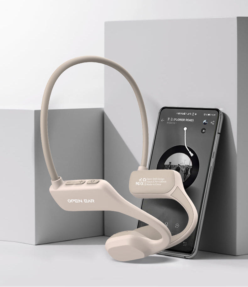 Tri-Tek Pro X1 Bone Conduction Headphones-Bluetooth Lightweight Secure Fit