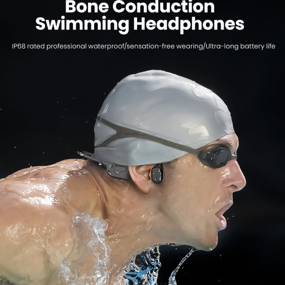 Tri-Tek Pro X2 Bone Conduction Swimming Headphones
