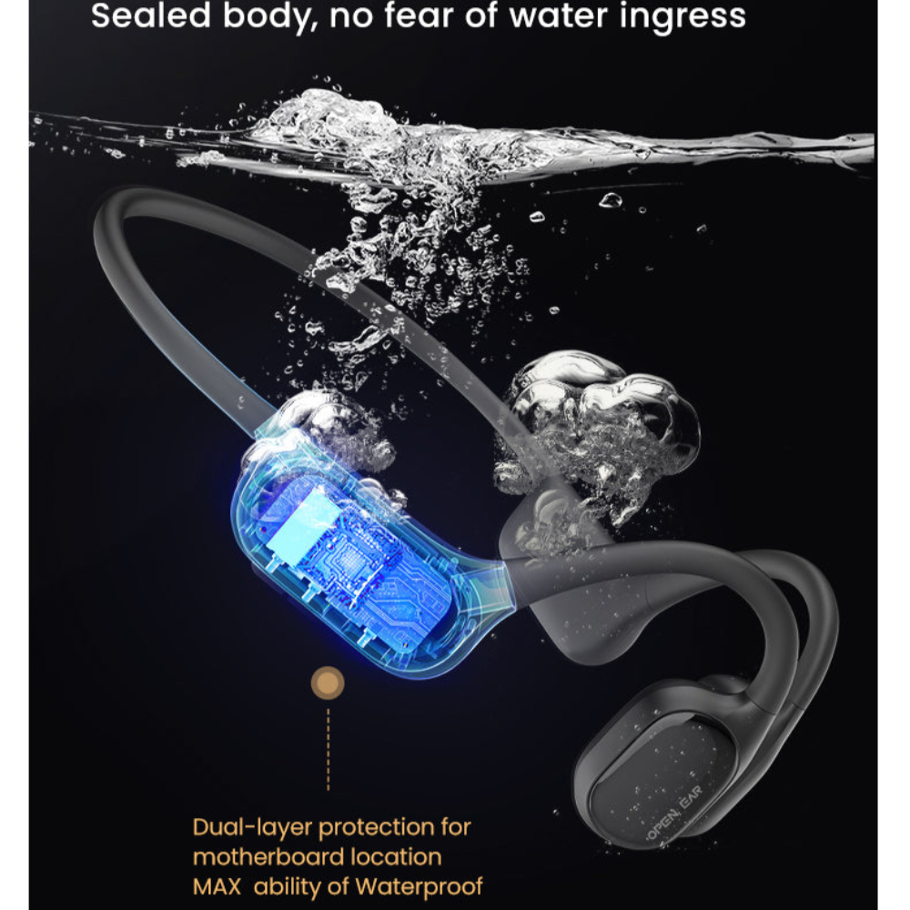 X1 bone conduction with water ingress protection feature 