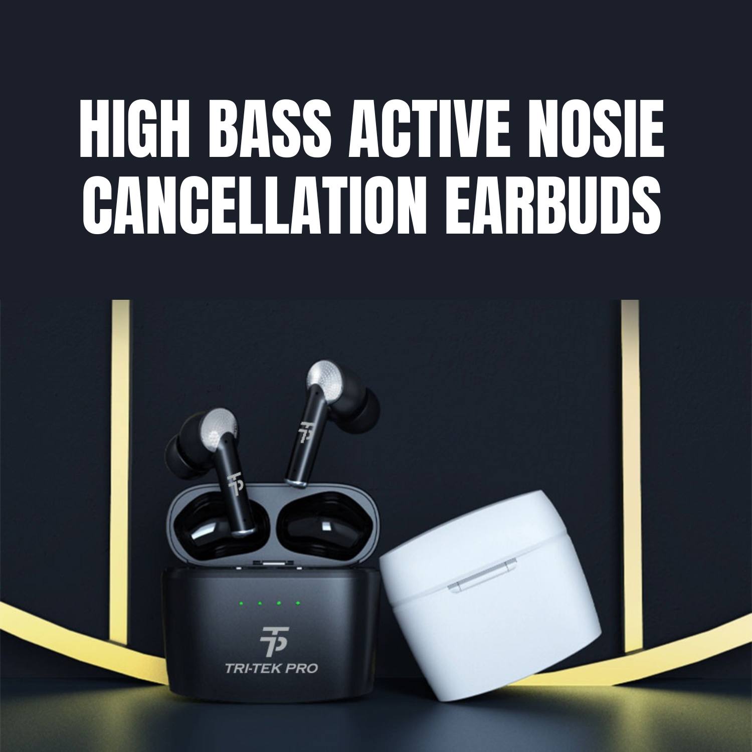 Pure Wireless Active Noise Cancelling Earbuds