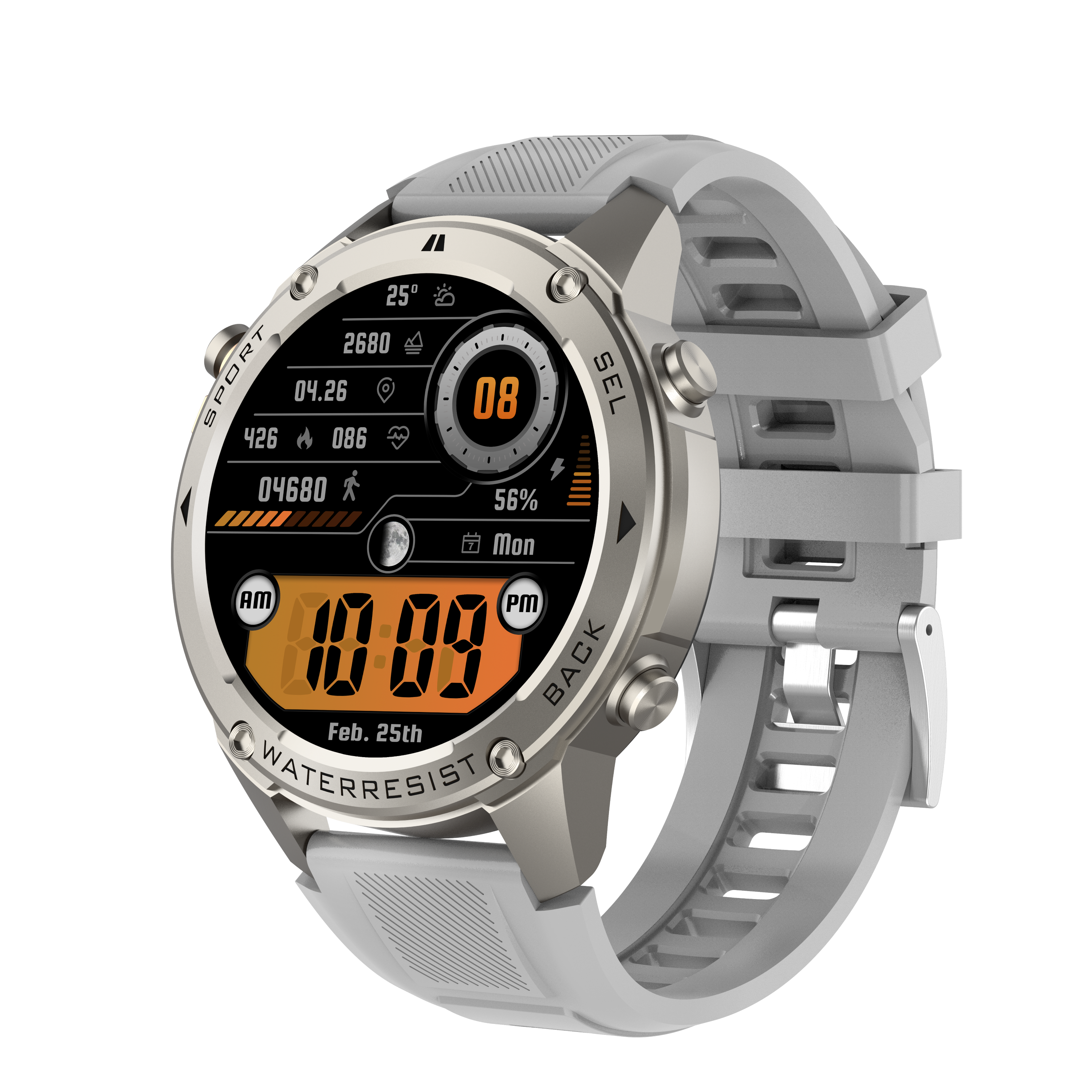 GPS smart watch for swimming running cycling triathons