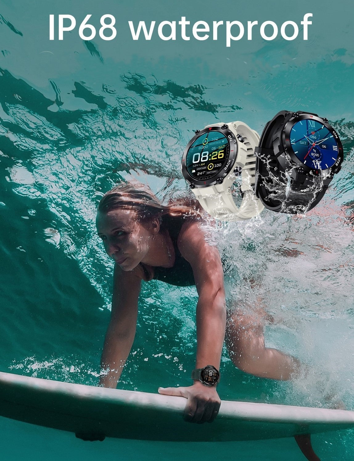 GPS Smartwatch waterproof