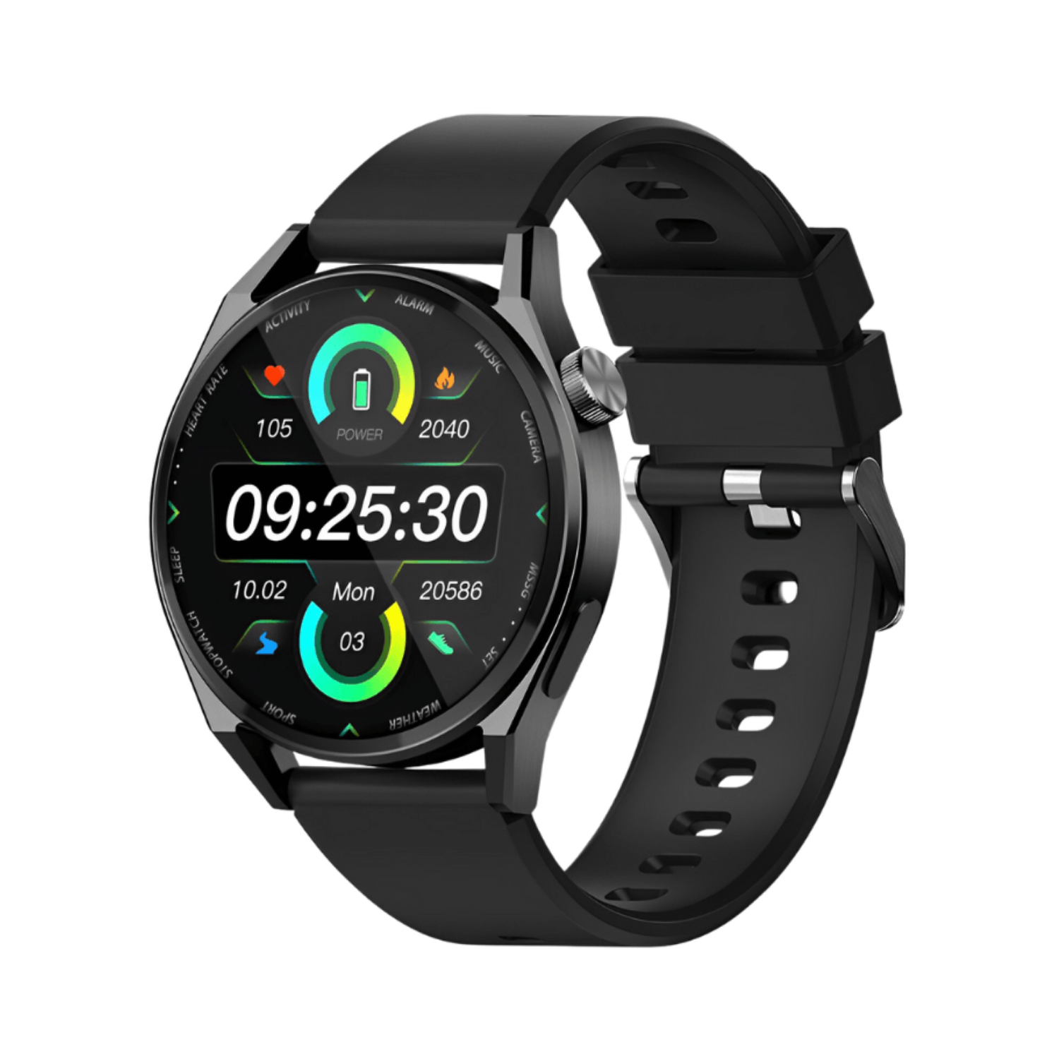 smartwatch fitness tracker-display heart rate-steps