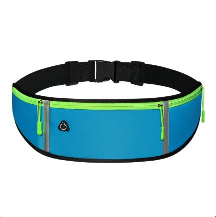 running waist band blue