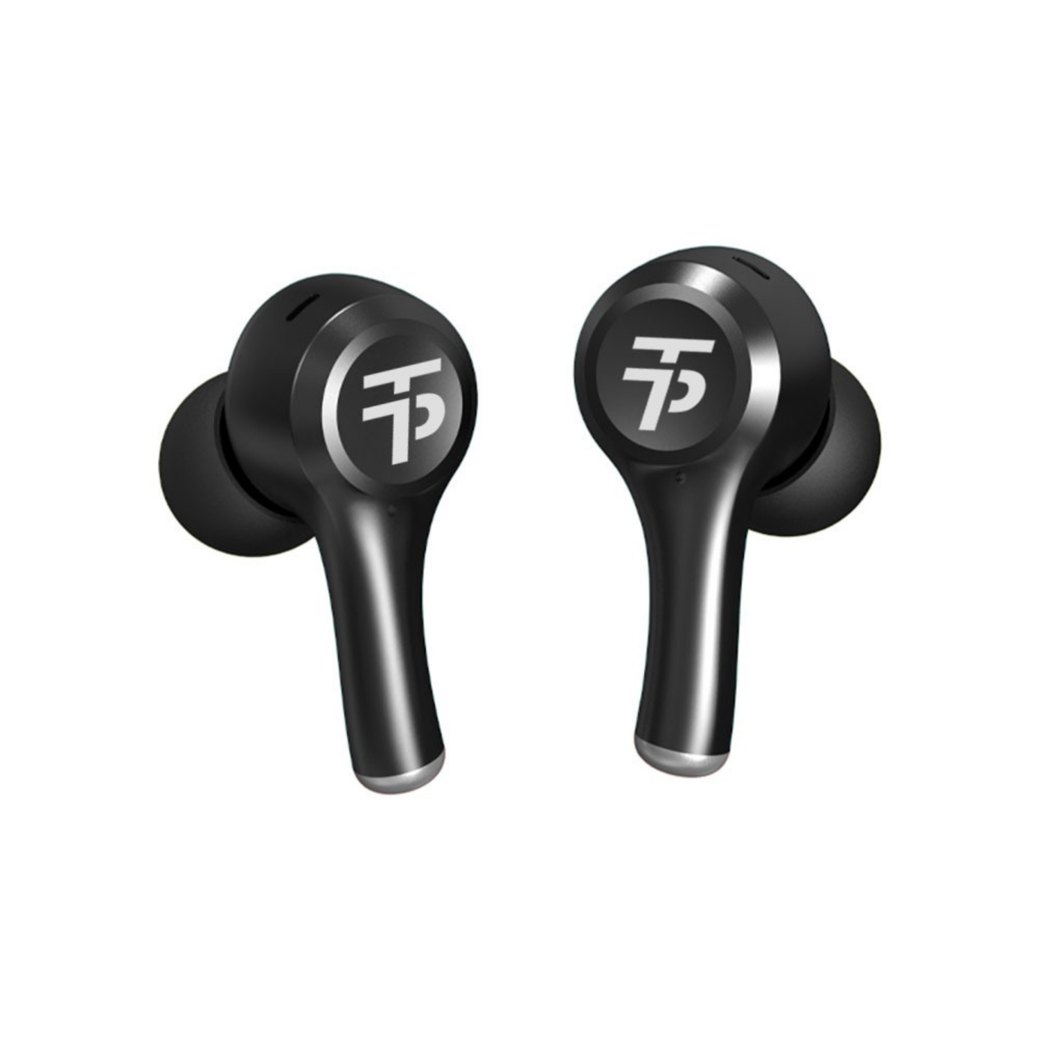 tri-tek-pro wireless earbuds image black