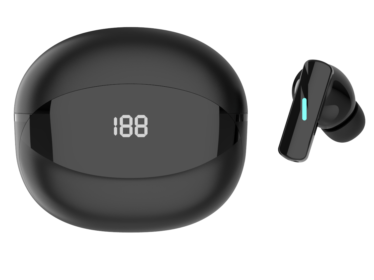 MT80 Wireless Gaming Earbuds Noise Cancellation Low Latency with Mic